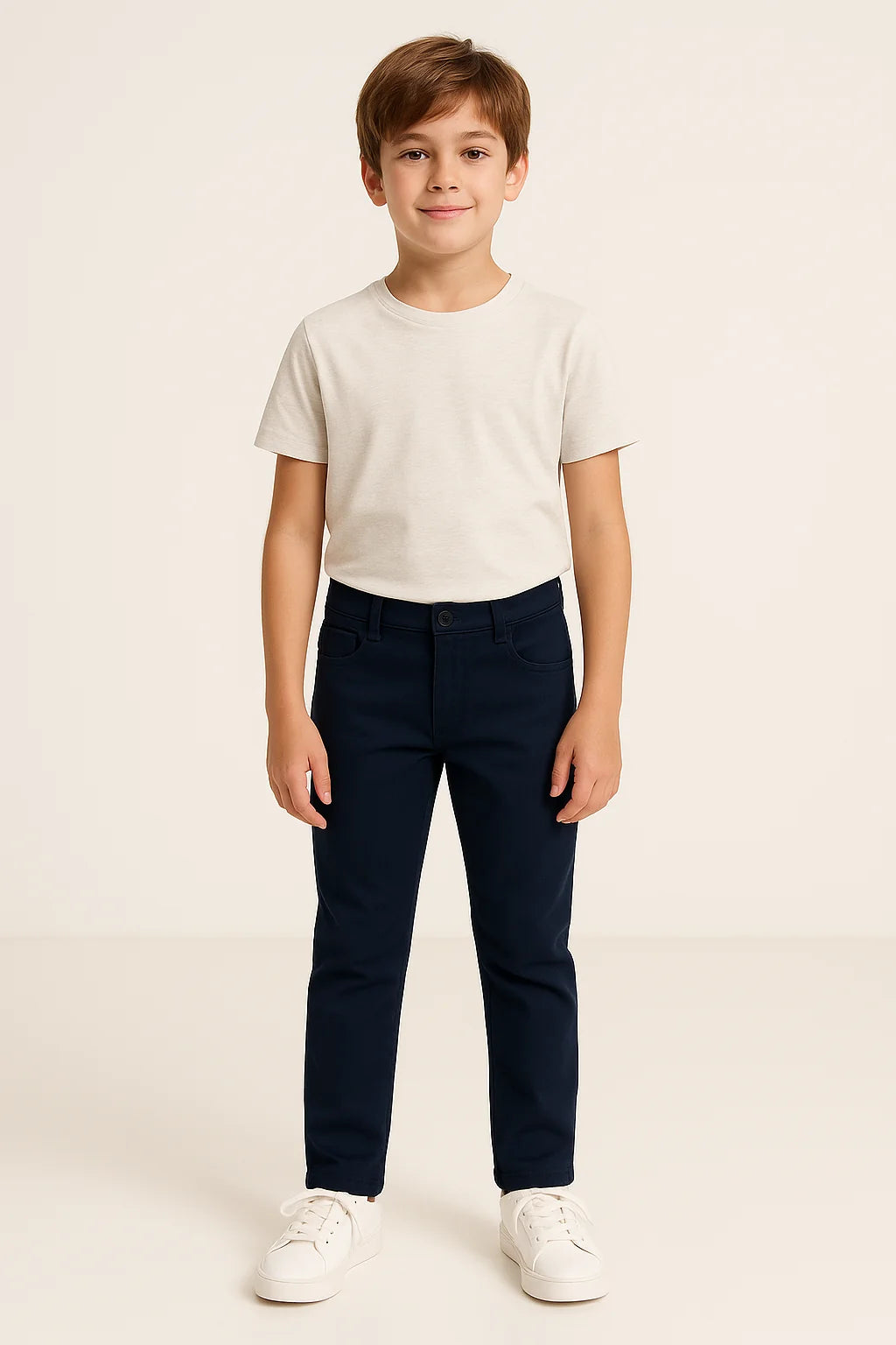 Boys 5 Pocket Slim Chinos