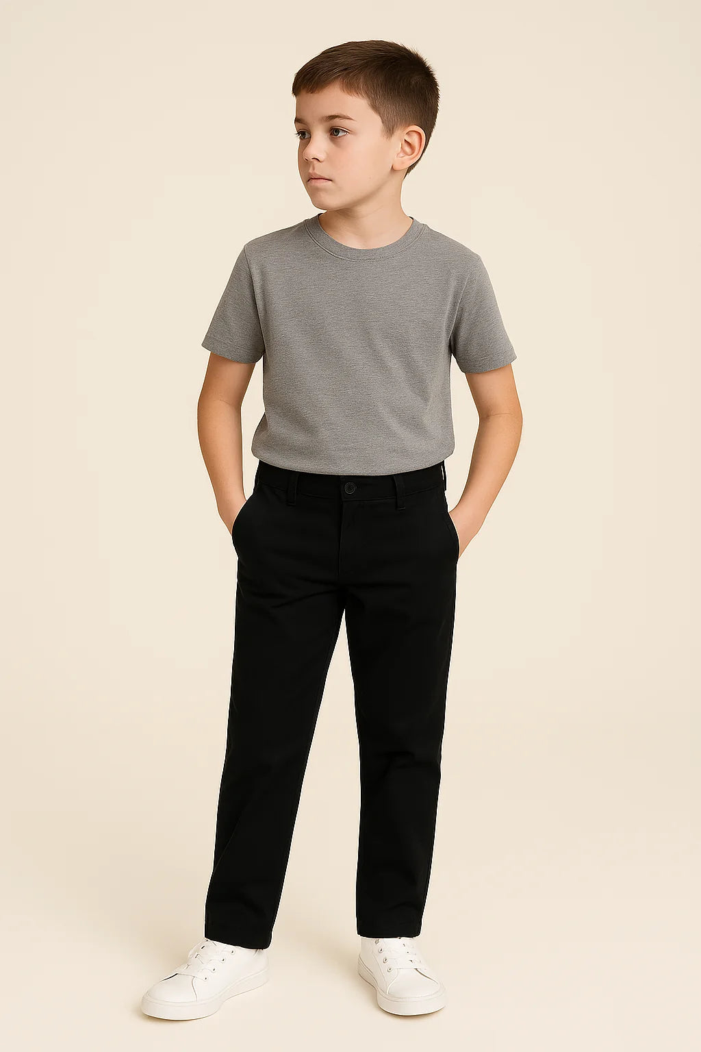 Boys Basic Slim Chinos