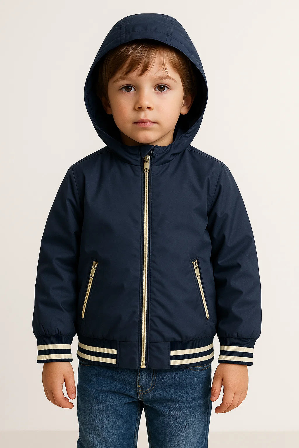 Hooded Windbreaker Jacket