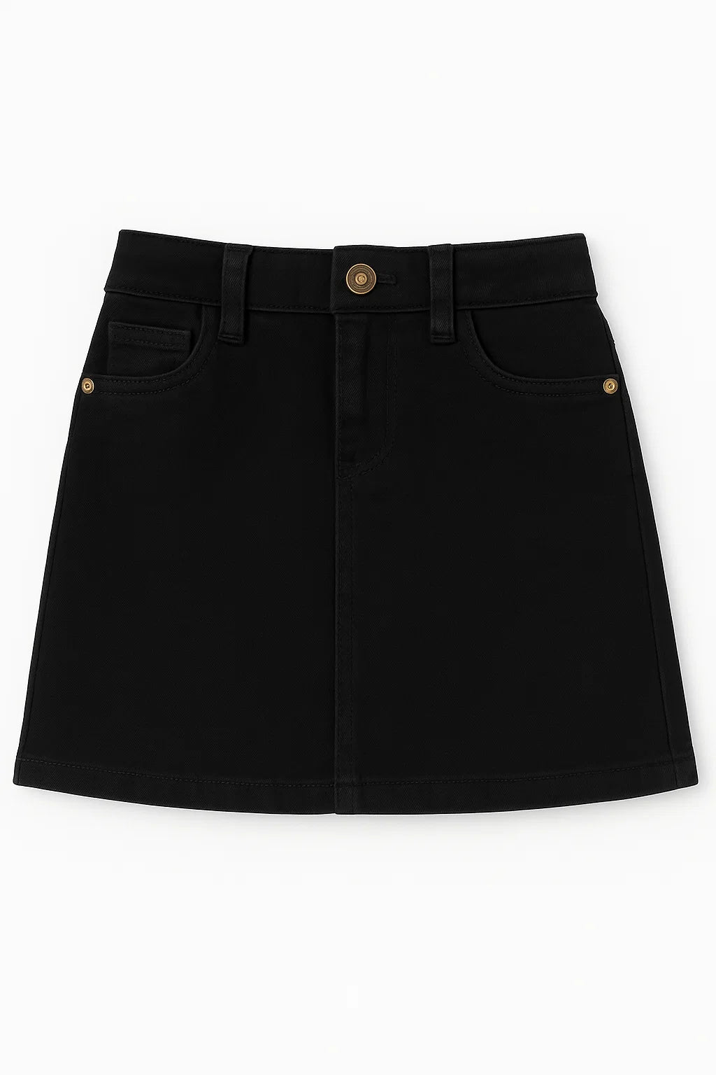 Classic Stretch Denim Skirt