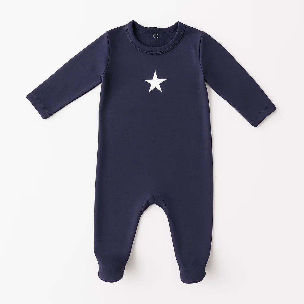 Baby Embroidery Footie
