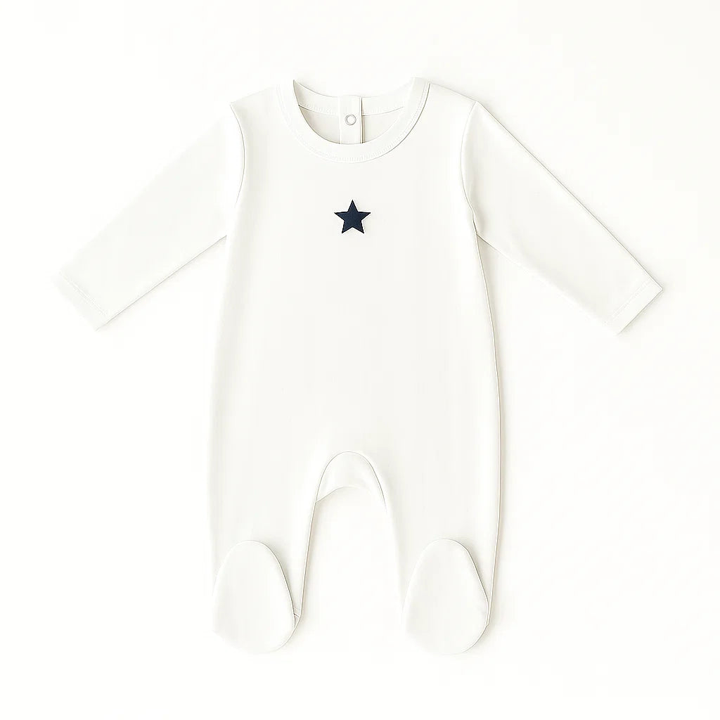 Baby Embroidery Footie