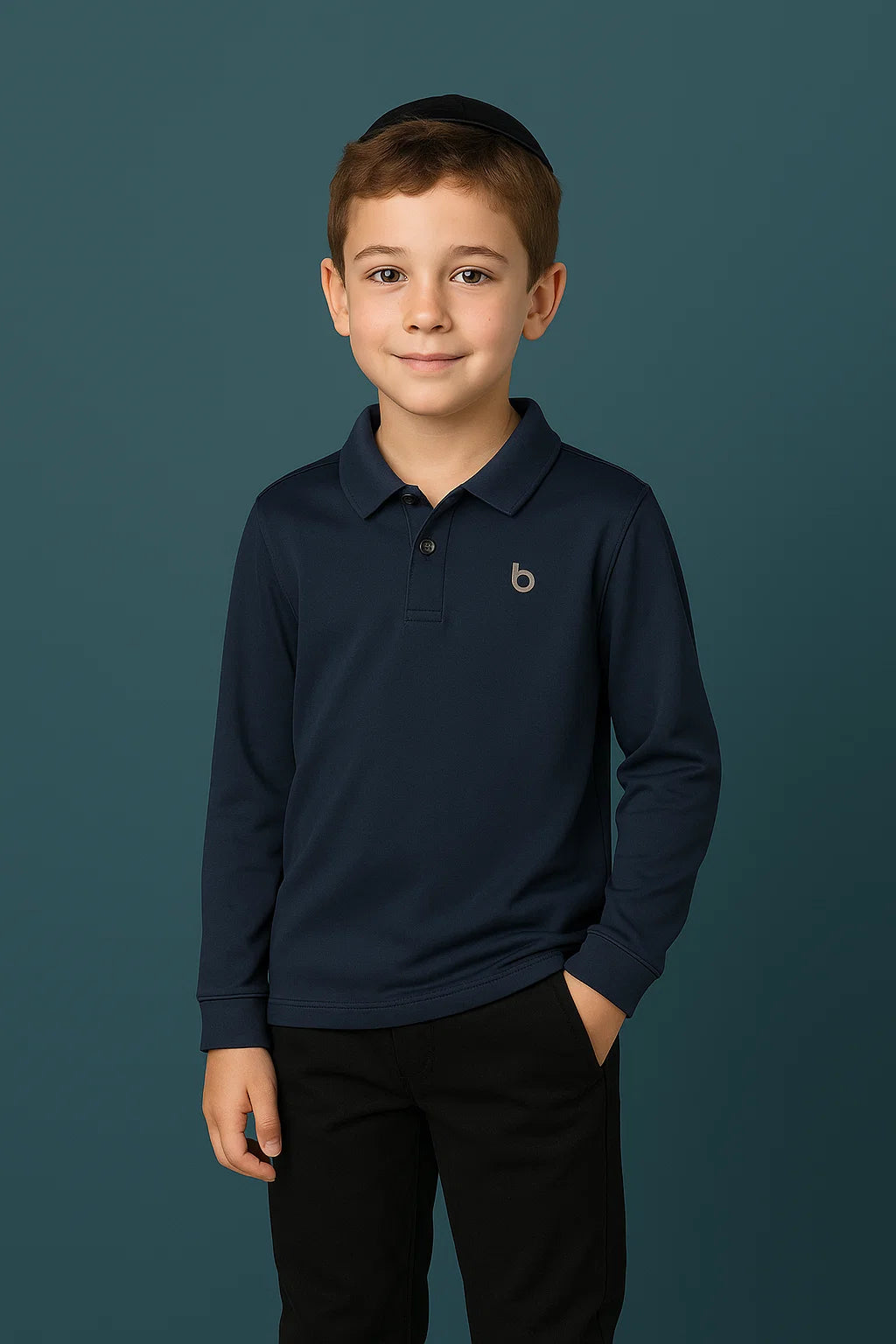 Boys Dri-Fit Performance Long Sleeve Polo