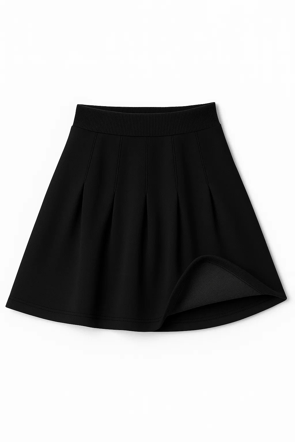 Pleated Sweat Skirt