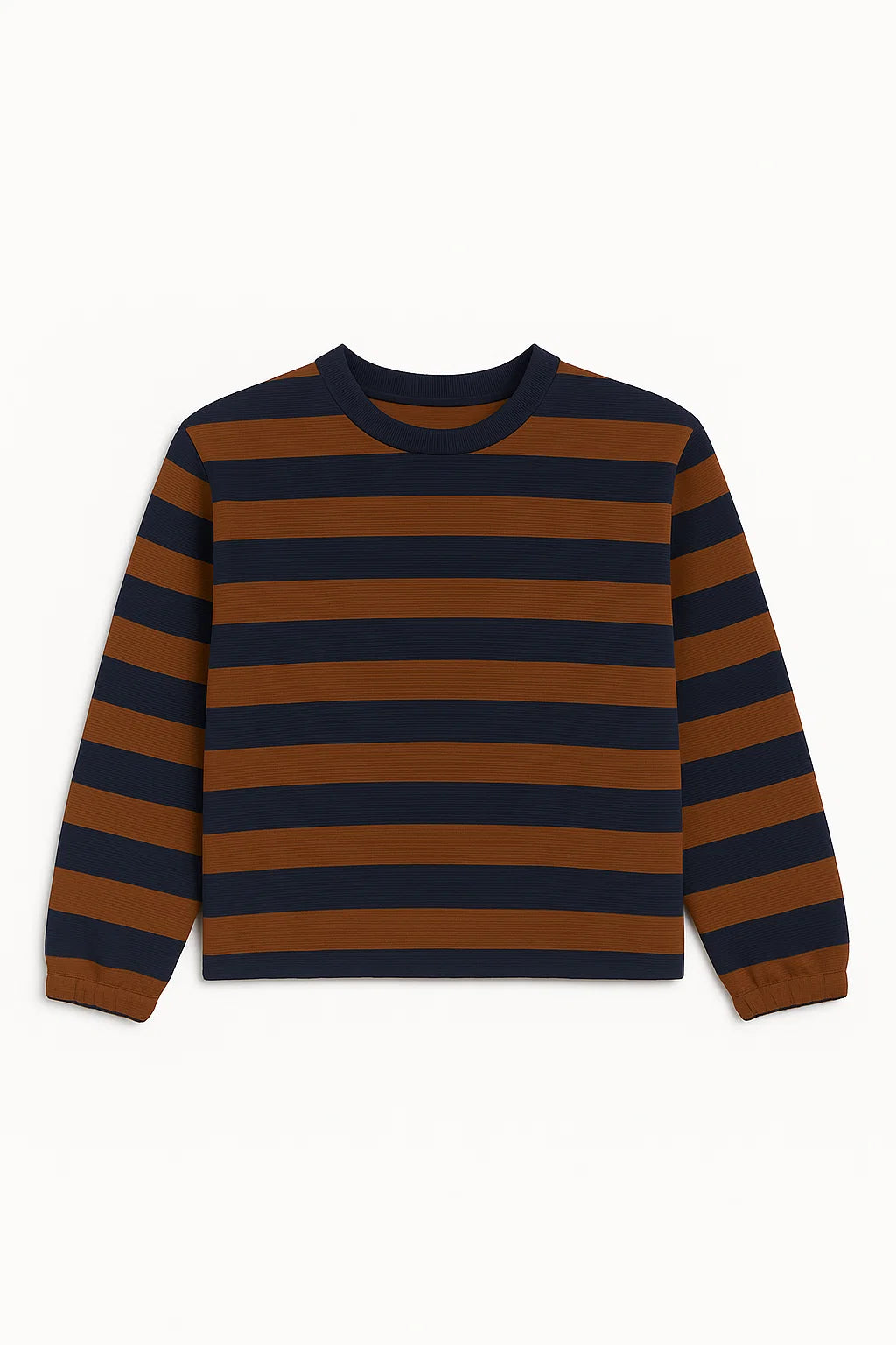 Girls Striped Crew