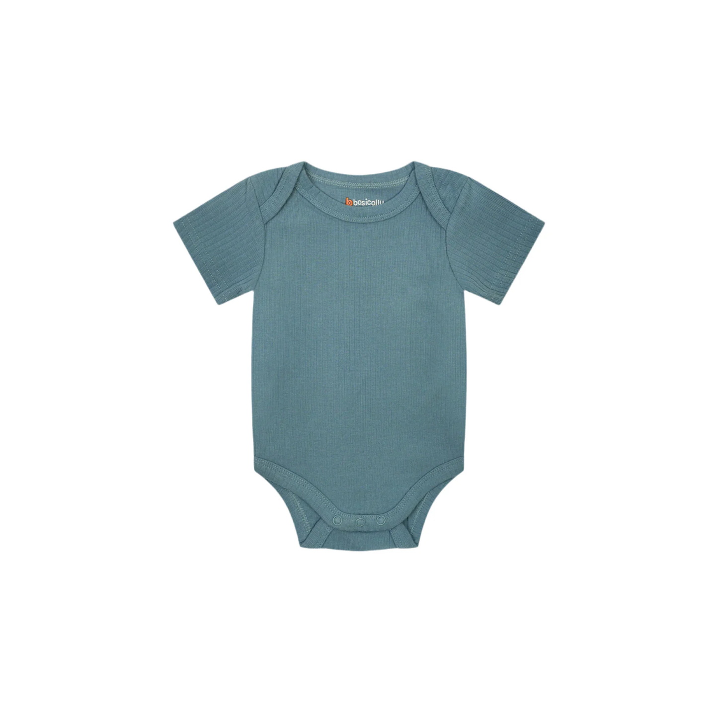 Ribbed Short Sleeve Baby Onesie