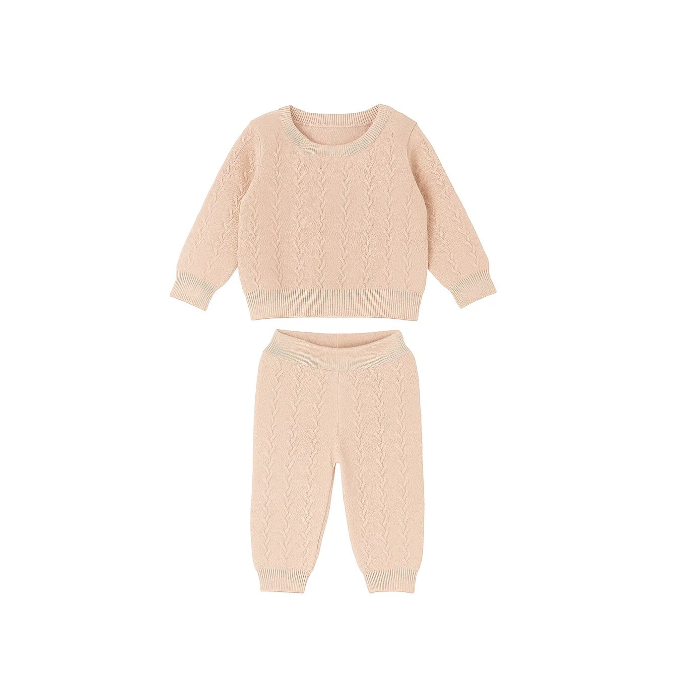 Baby Cable Knit set