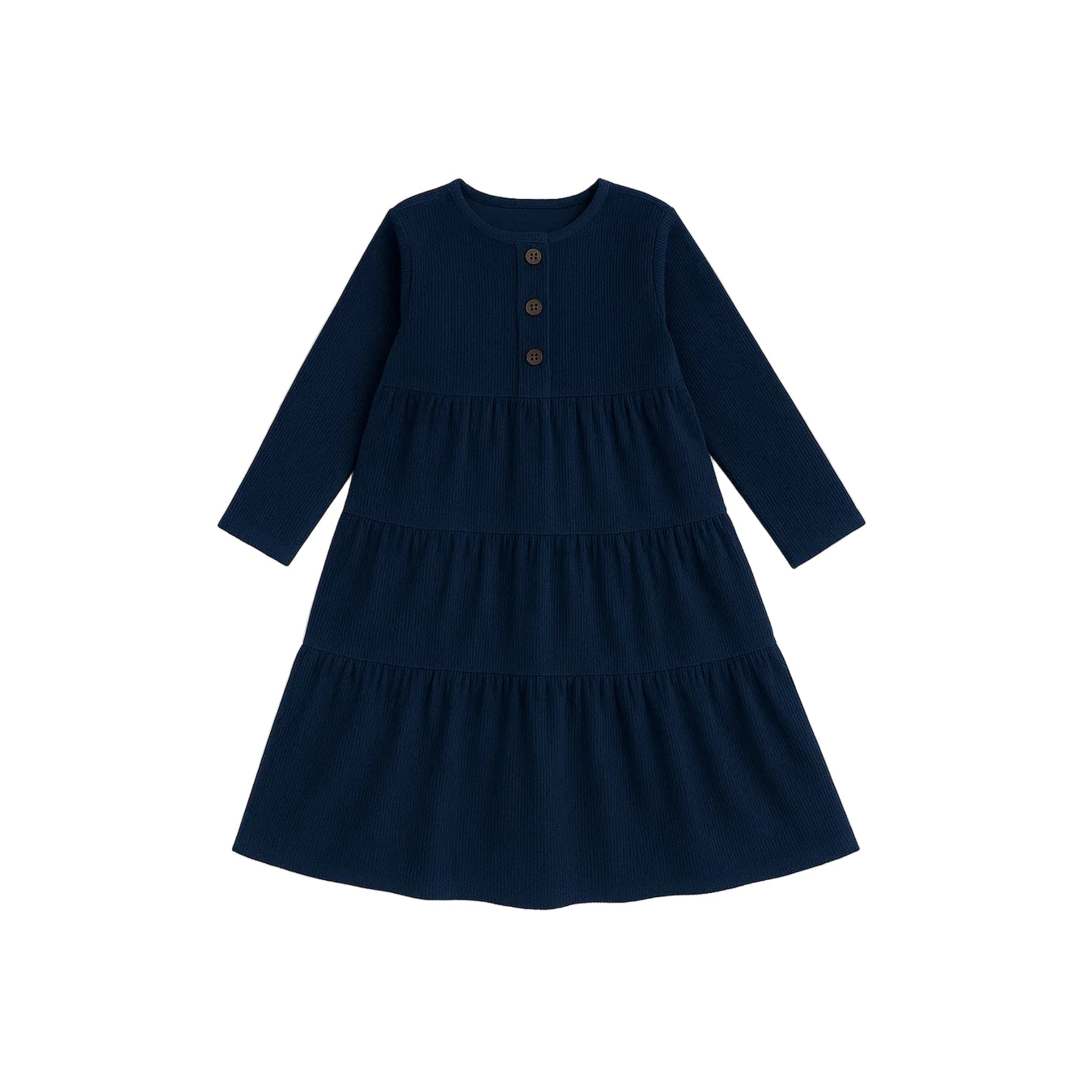 Corduroy Tiered Dress
