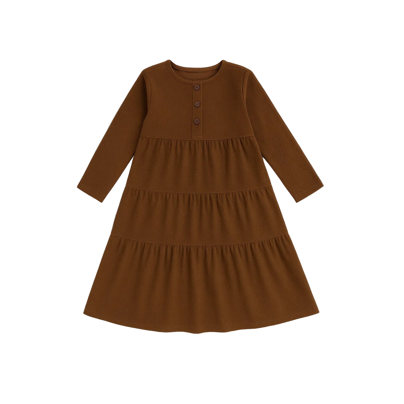 Corduroy Tiered Dress