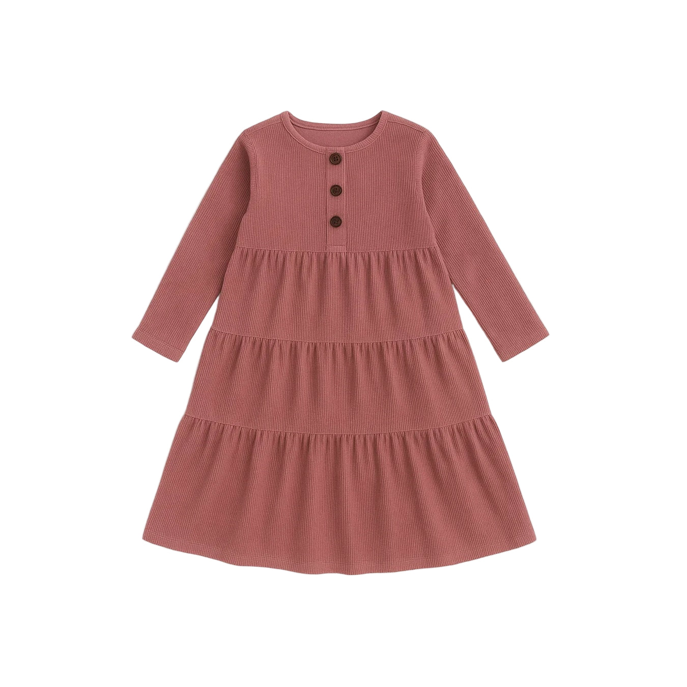 Corduroy Tiered Dress