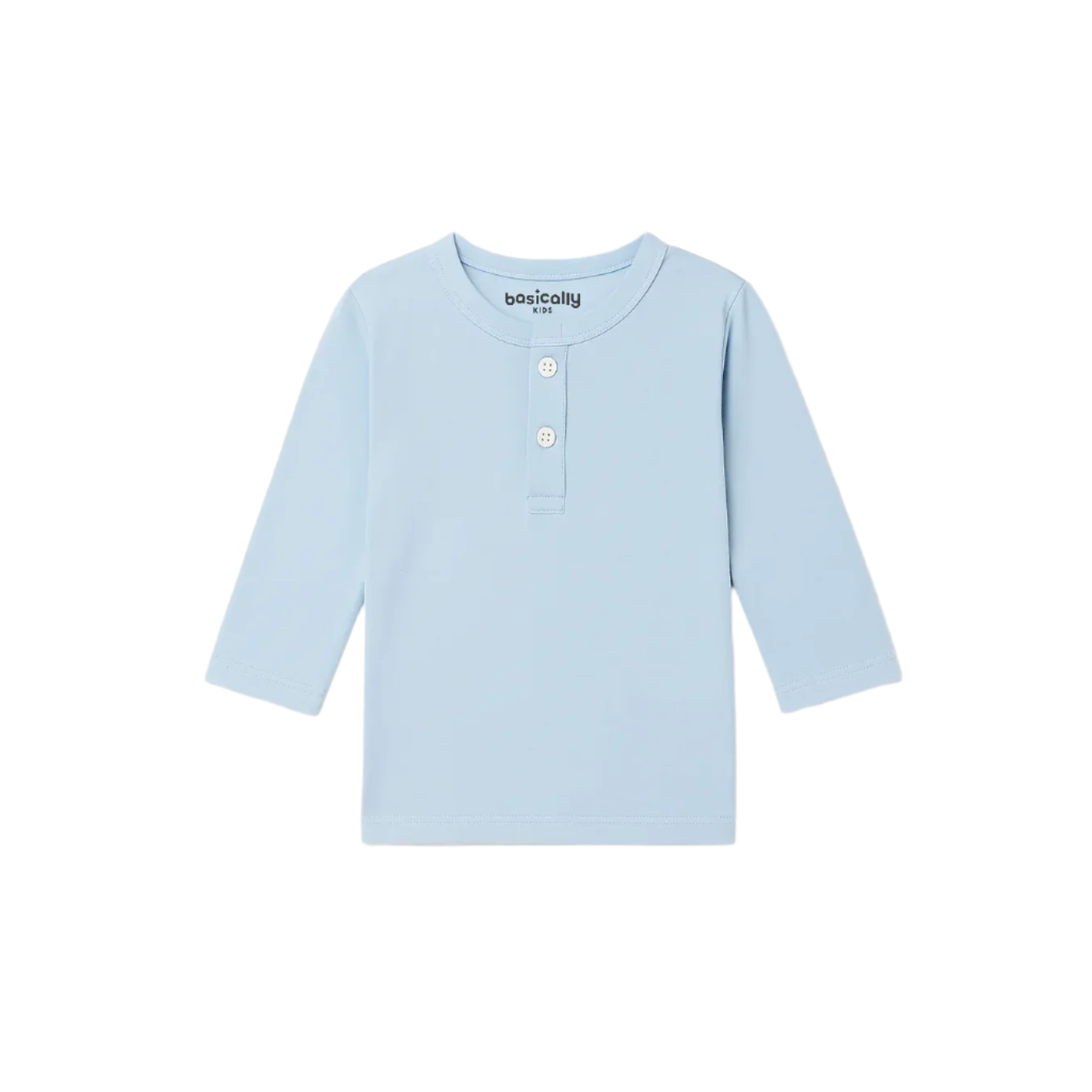 Girls 3/4 Sleeve Henley