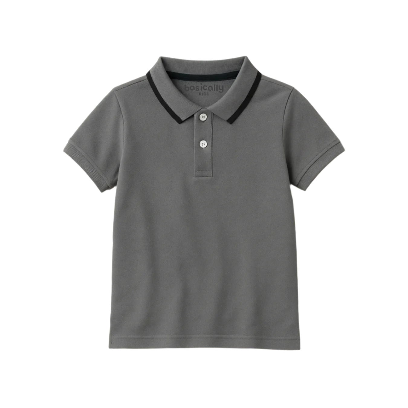 Boys Two-Tone Prep Polo