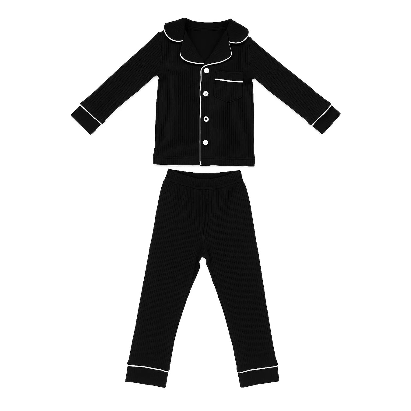 Button down Ribbed Pjs