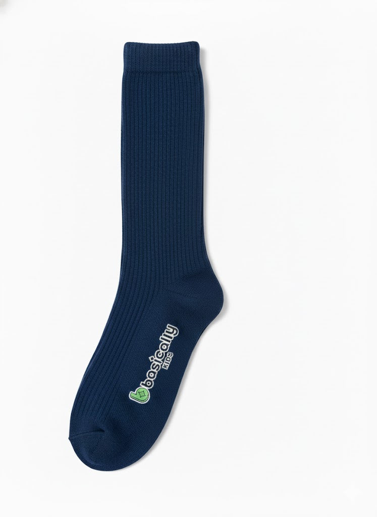 Girls Ribbed Knee Sock