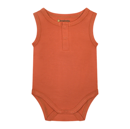 Sleeveless Bamboo Onesie