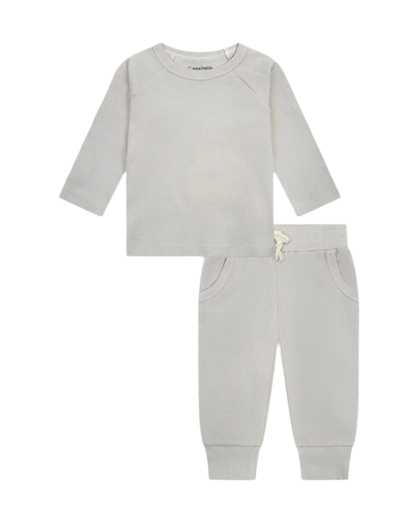 Ribbed Pajama Set