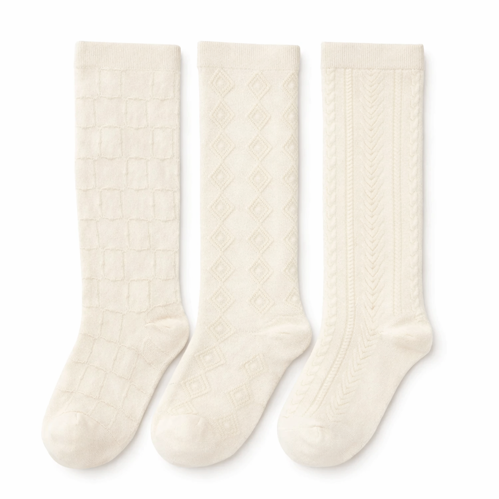 Girls Design Knee Socks 3-Pack