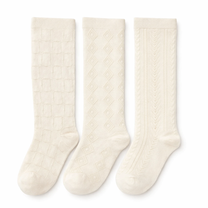 Girls Design Knee Socks 3-Pack