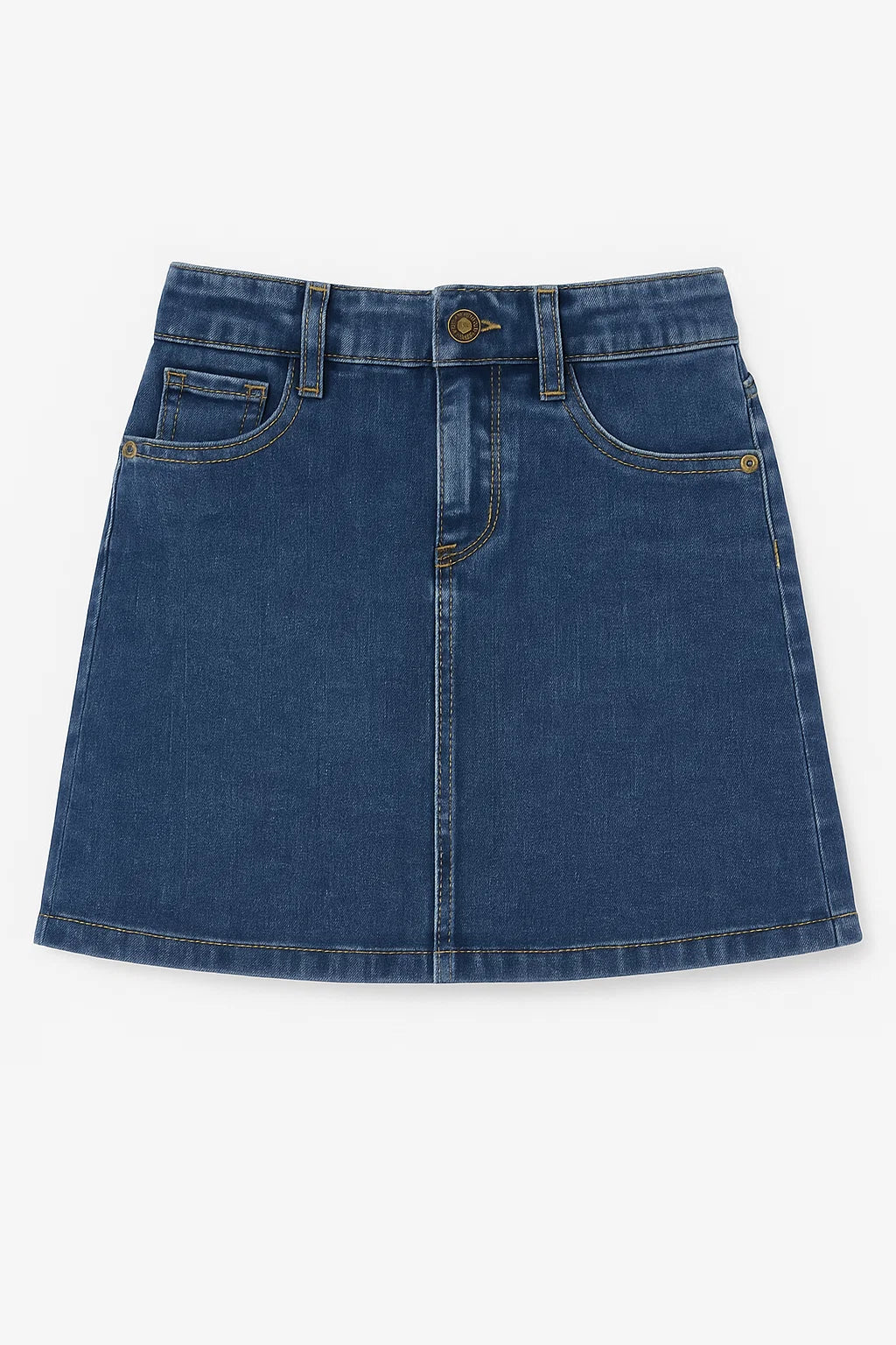 Classic Stretch Denim Skirt