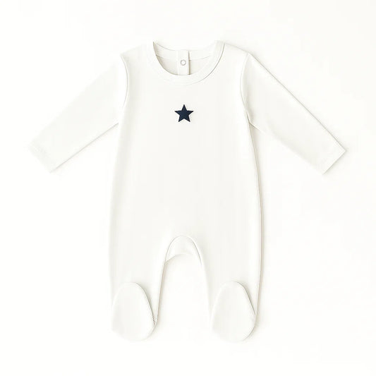 Baby Embroidery Footie