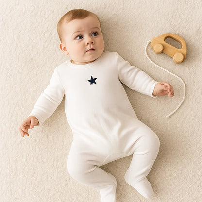 Baby Embroidery Footie