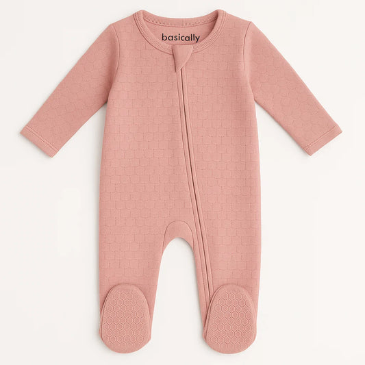 Baby Honeycomb Footie