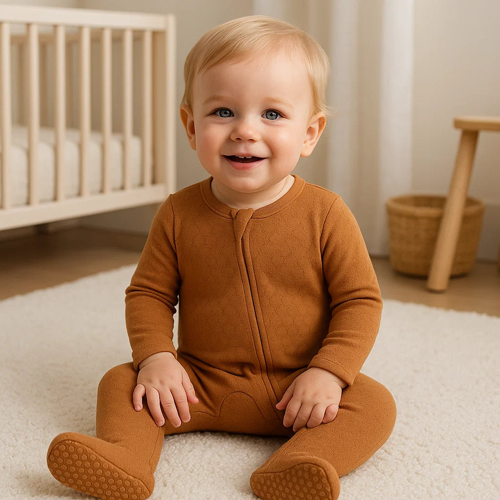 Baby Honeycomb Footie