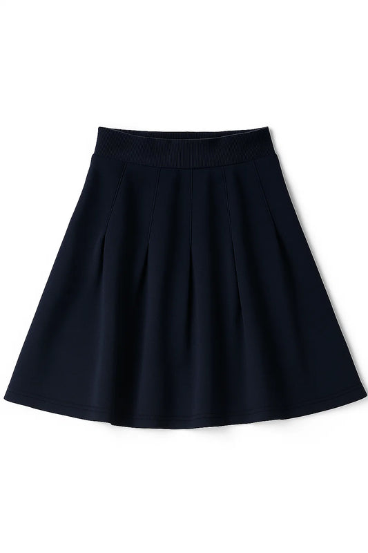 Pleated Sweat Skirt