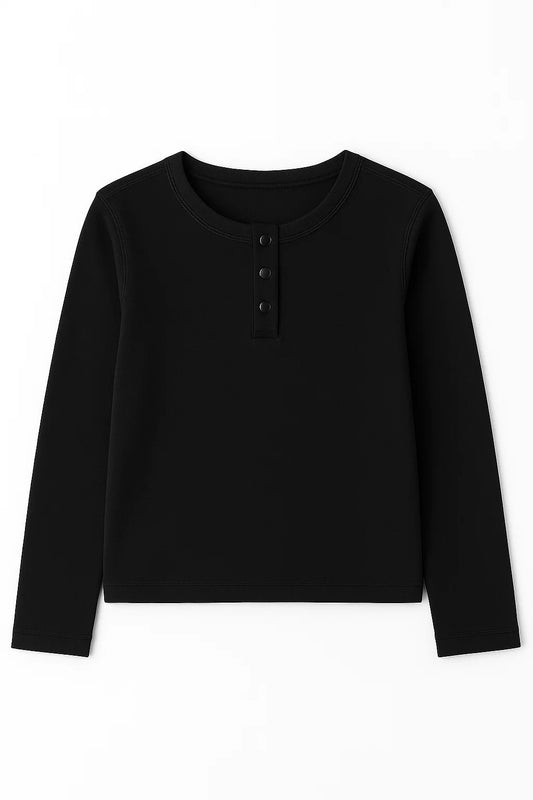 Teen Seam Henley