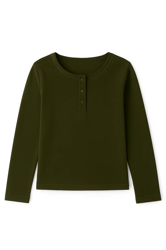 Teen Seam Henley