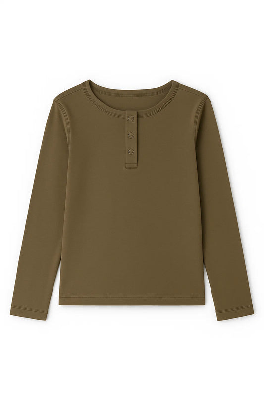 Teen Seam Henley