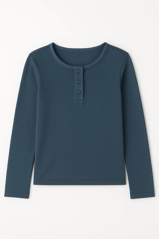 Teen Seam Henley