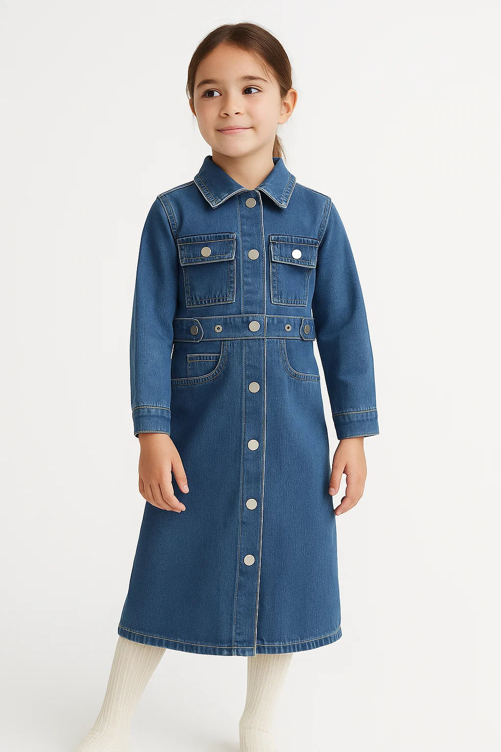 Denim Pocket Dress