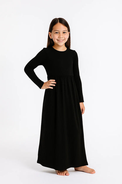 Bamboo & Ribbed Robe