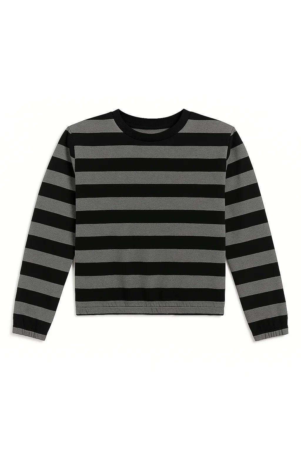 Girls Striped Crew