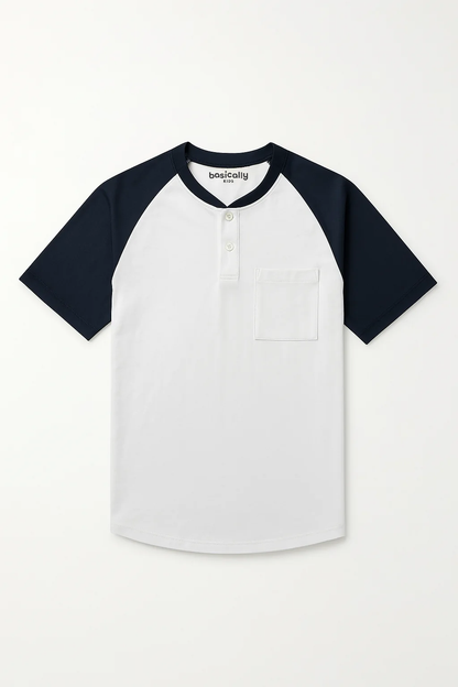 Colorblock Baseball Tee