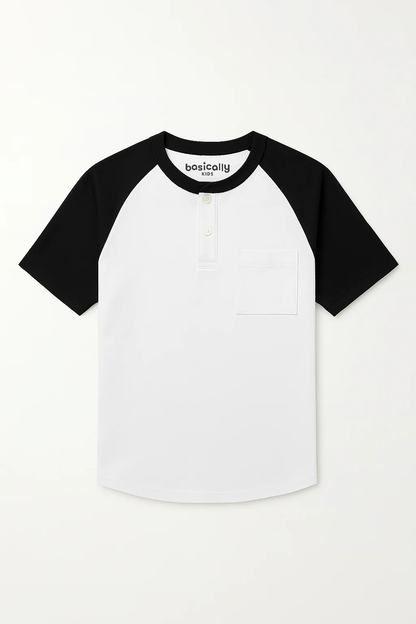 Colorblock Baseball Tee