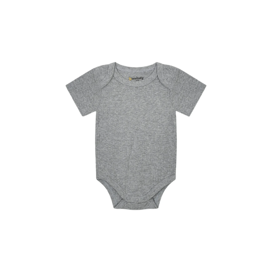 Ribbed Short Sleeve Baby Onesie