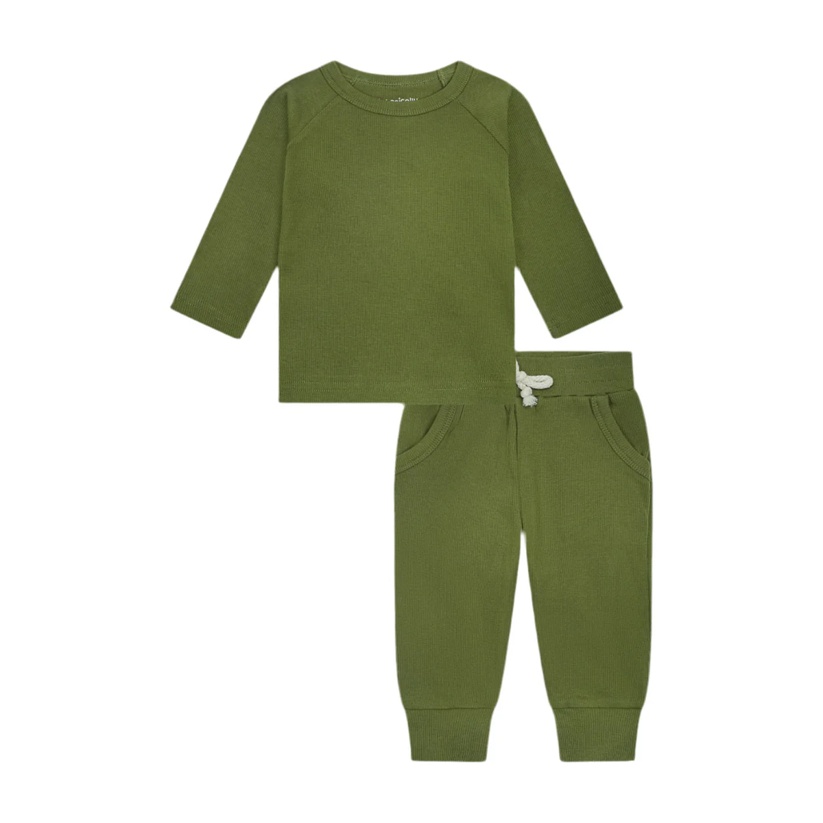 Ribbed Pajama Set