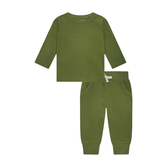 Ribbed Pajama Set