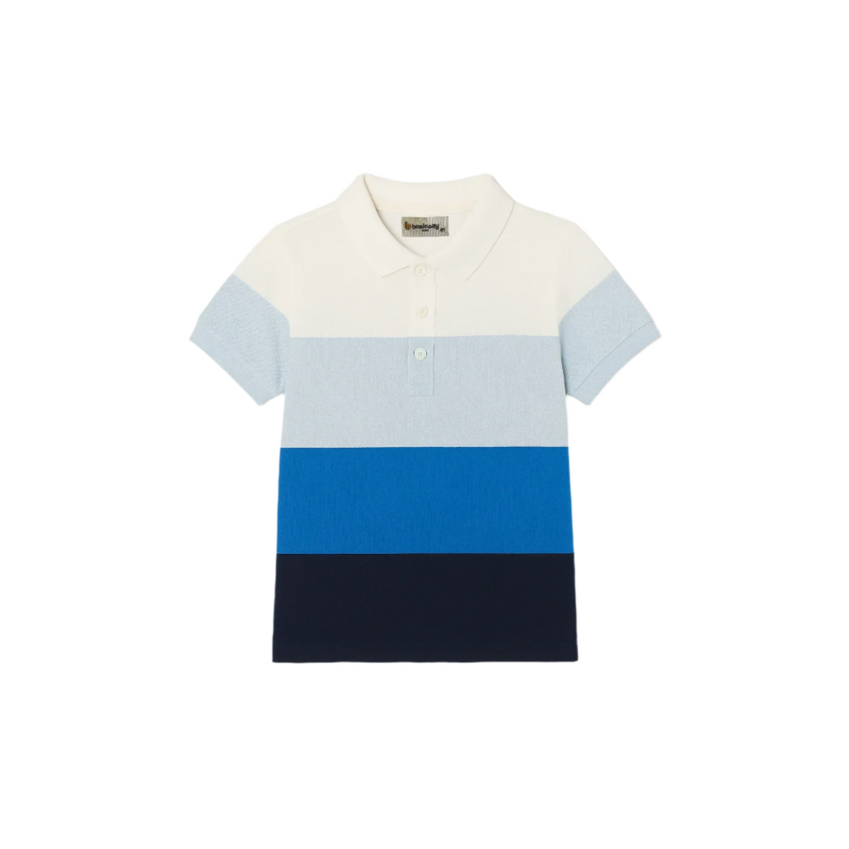 Boys Colorblock Stripe Polo