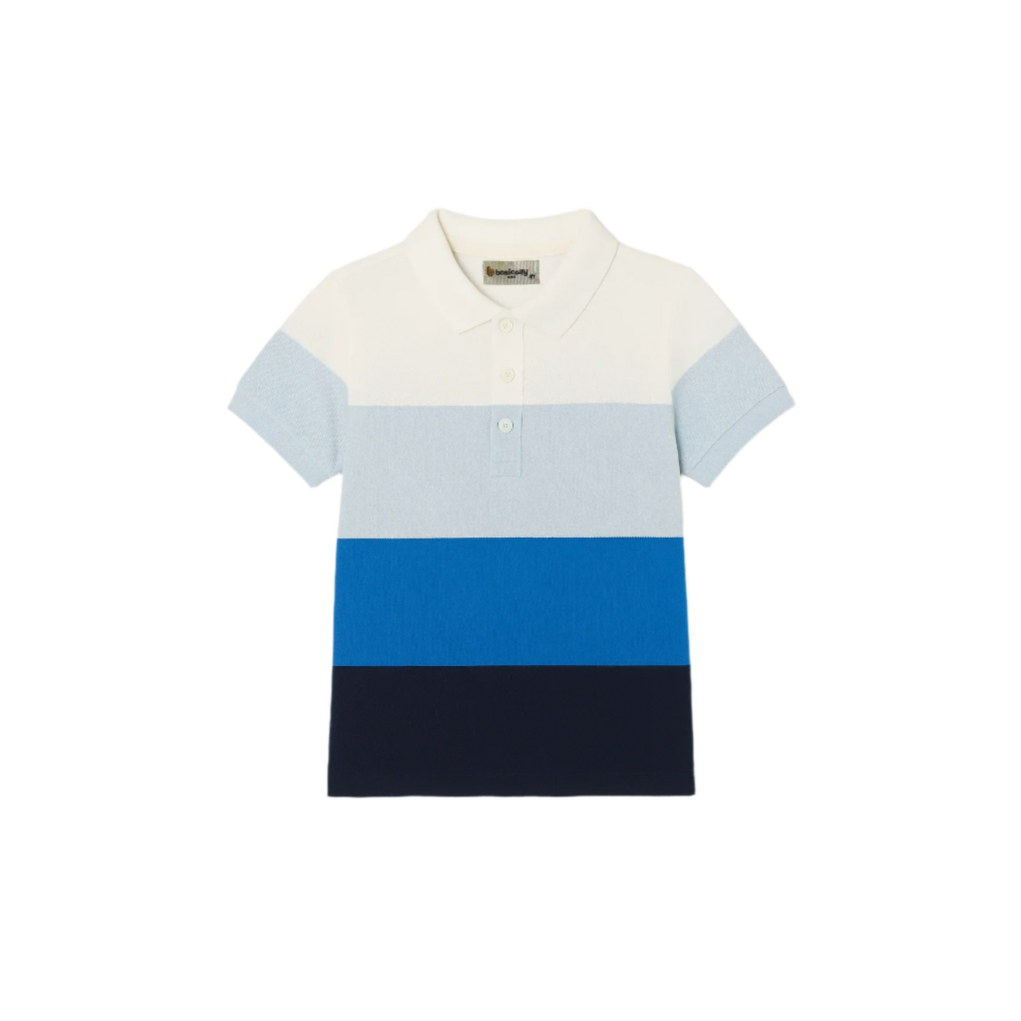 Boys Colorblock Stripe Polo