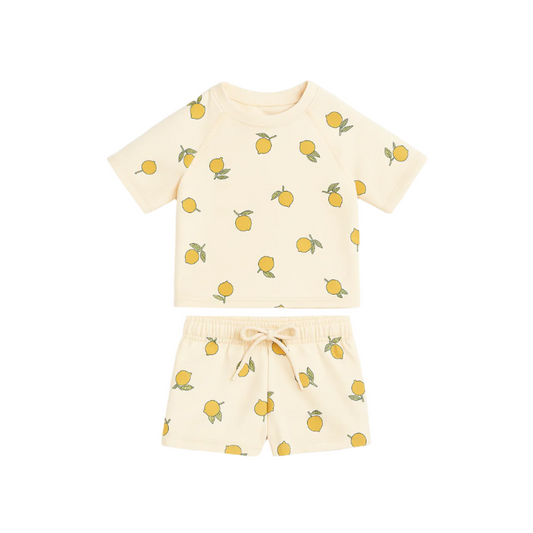 Baby Boys Rashguard & Bathing Suit Set