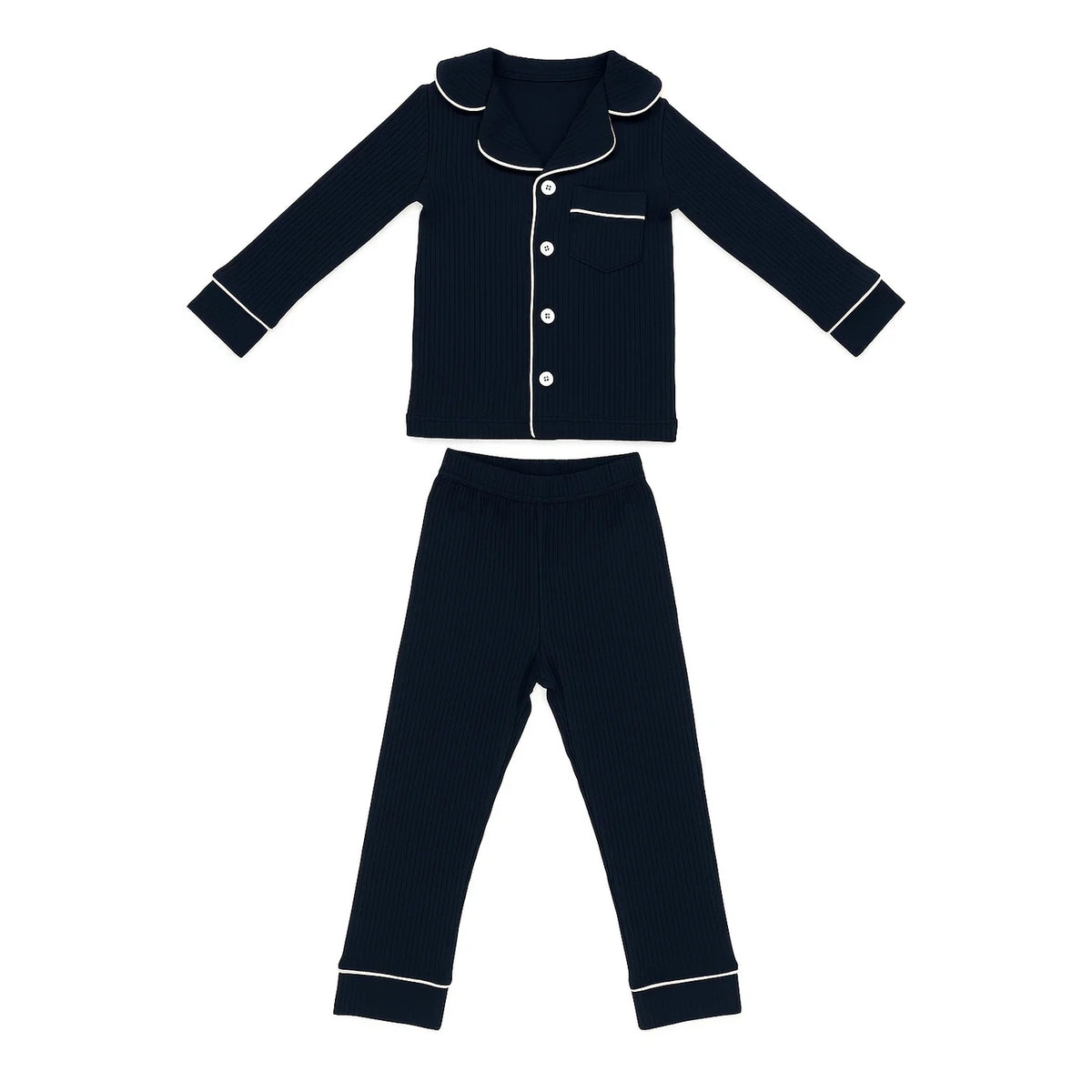 Button down Ribbed Pjs