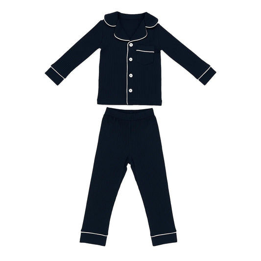 Button down Ribbed Pjs