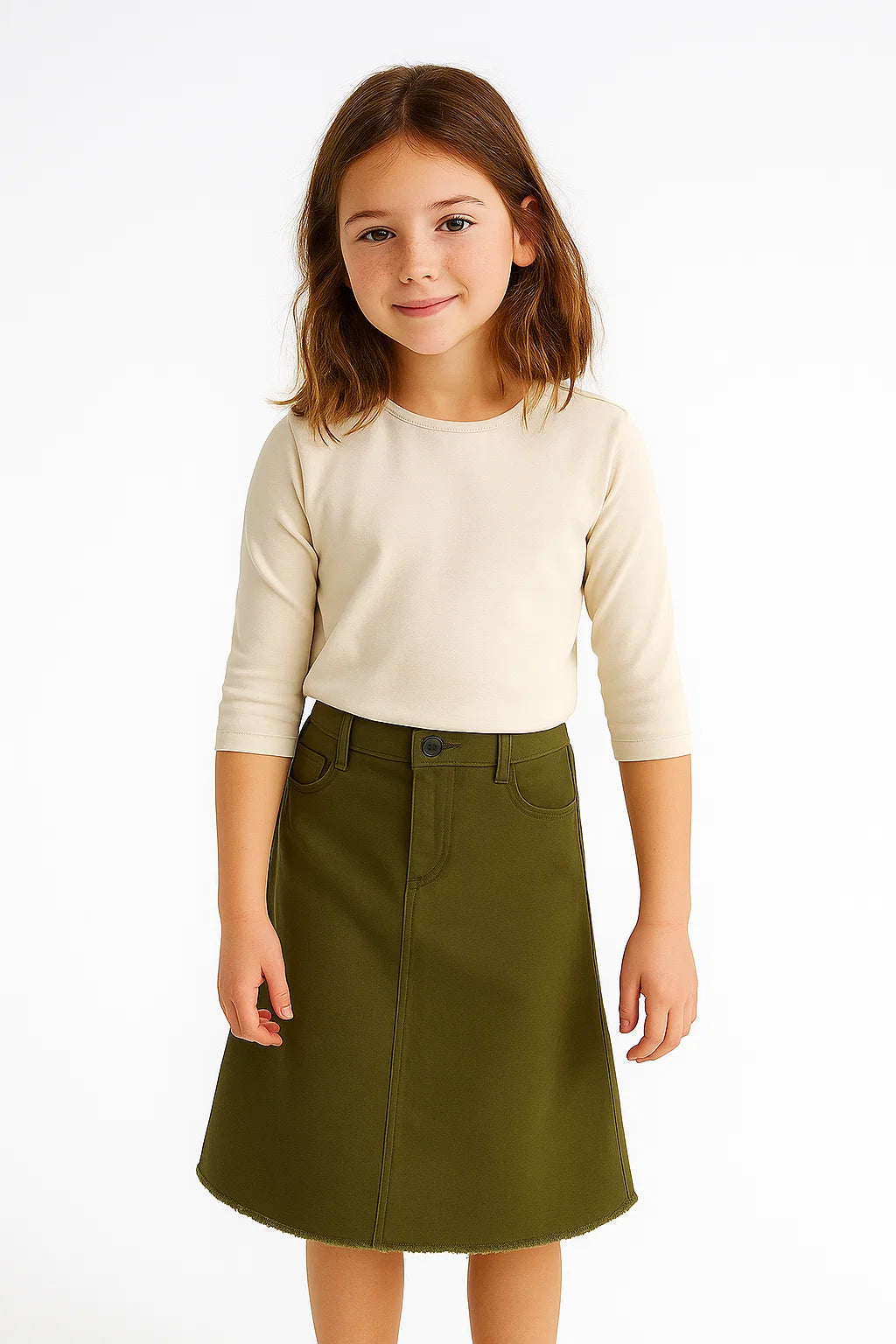 Cotton Everyday Denim Skirt