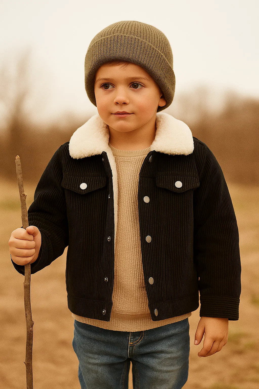 Corduroy Sherpa Jacket