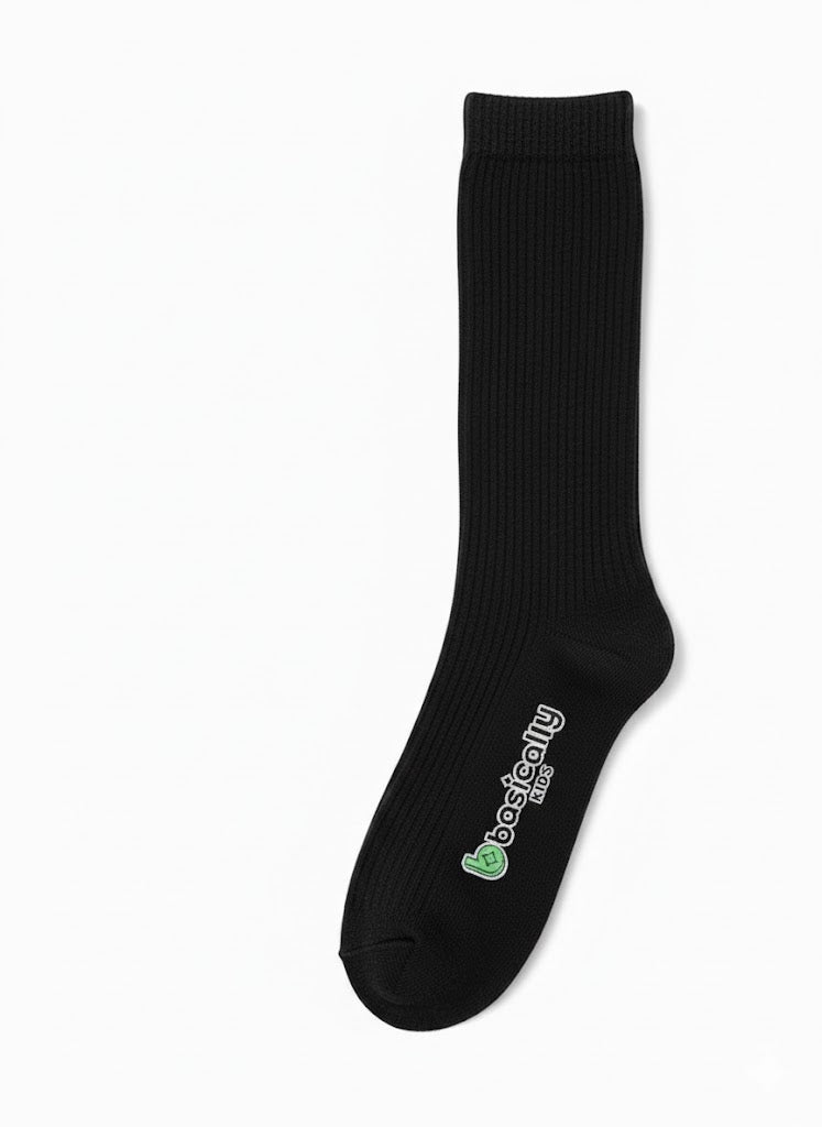 Girls Ribbed Knee Sock